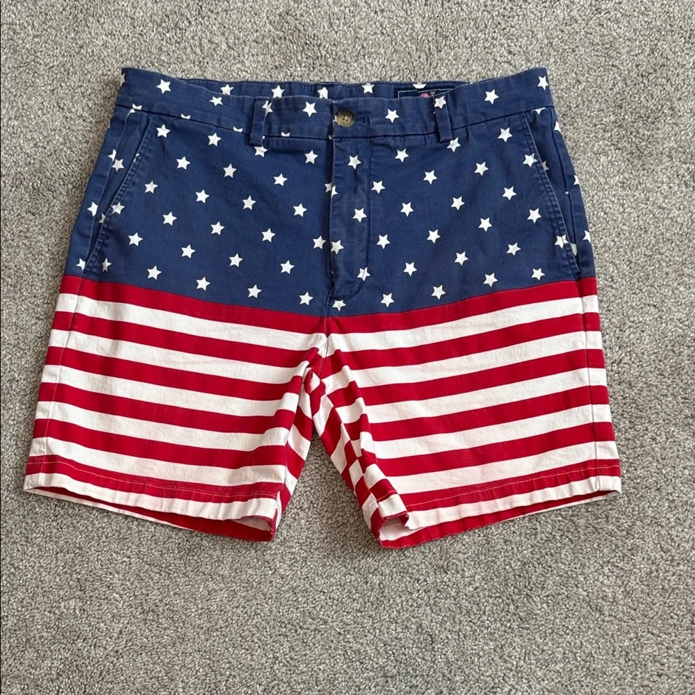 Vineyard Vines Patriotic American Flag 🇺🇸 Shorts